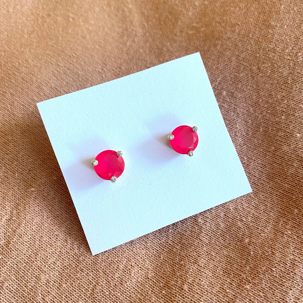 Kate Spade Pink Mini Gumdrop Earrings